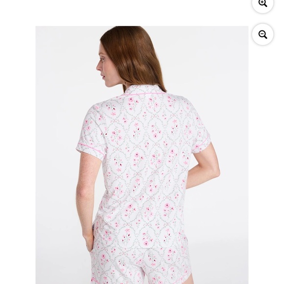 Floral Print Women's Pajama Set - Picture 6 of 9